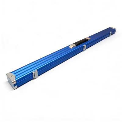 Aluminium 2 Slot 3/4 Cue Case – Blue