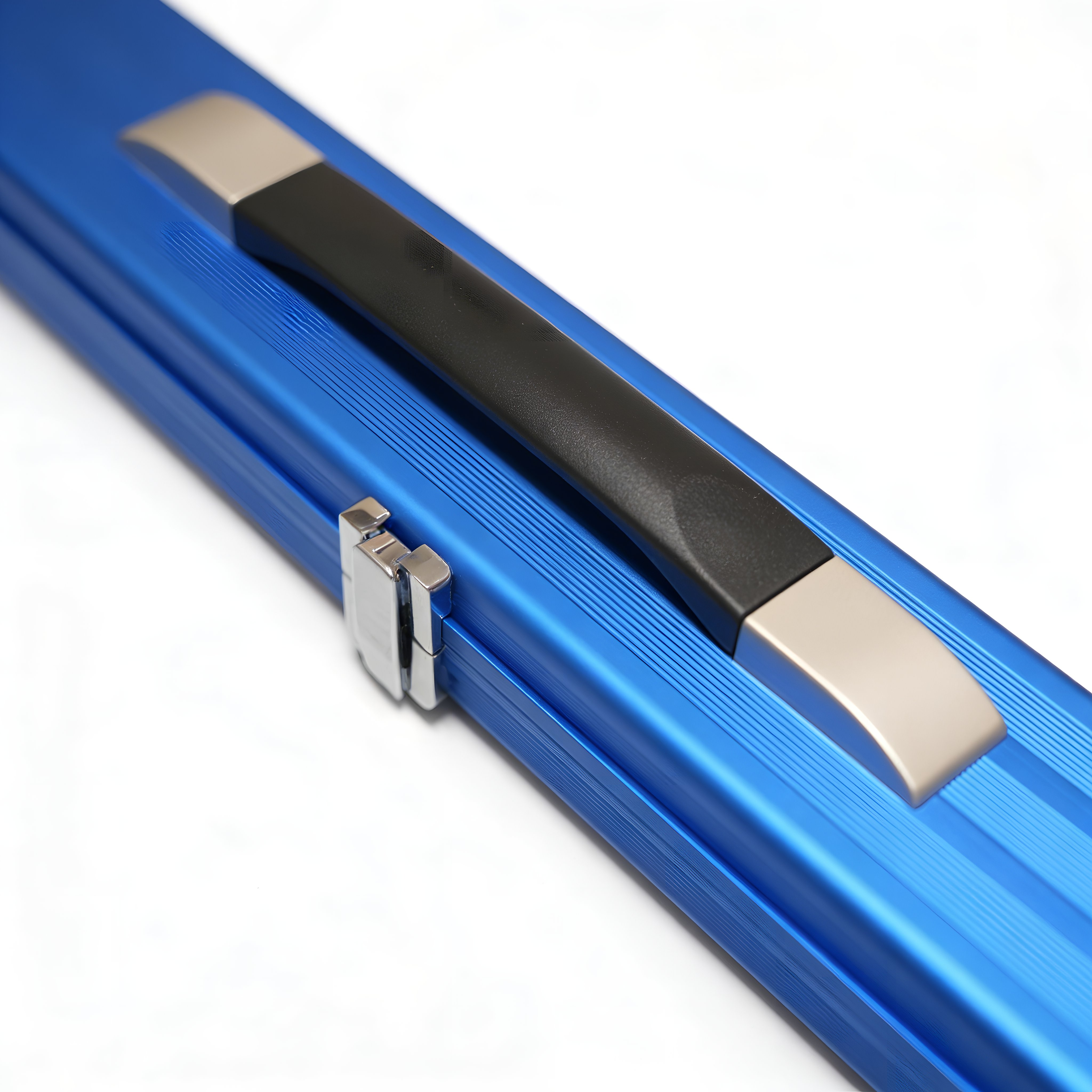 Aluminium 2 Slot 3/4 Cue Case – Blue