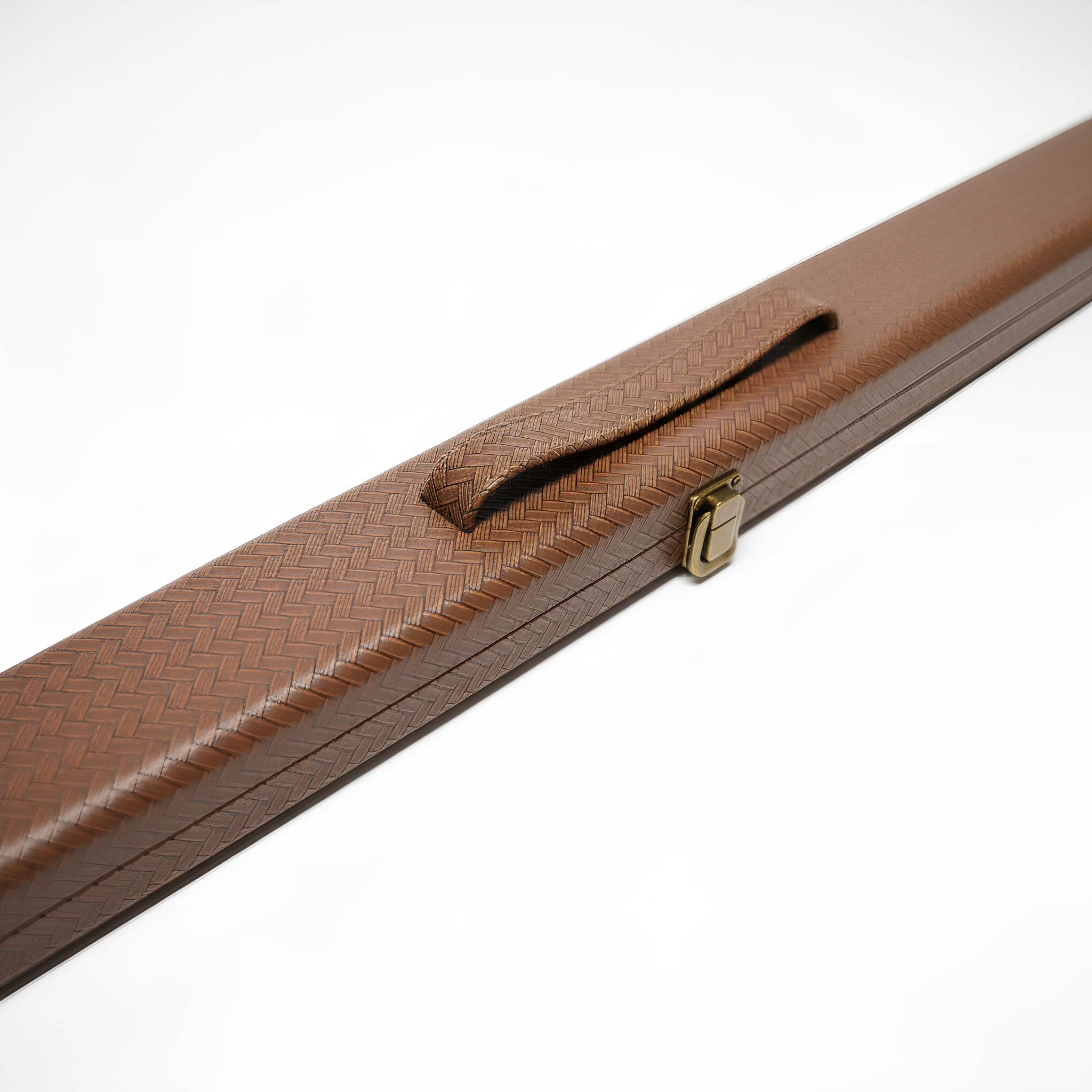 Textured Brown 3/4 Cue Case