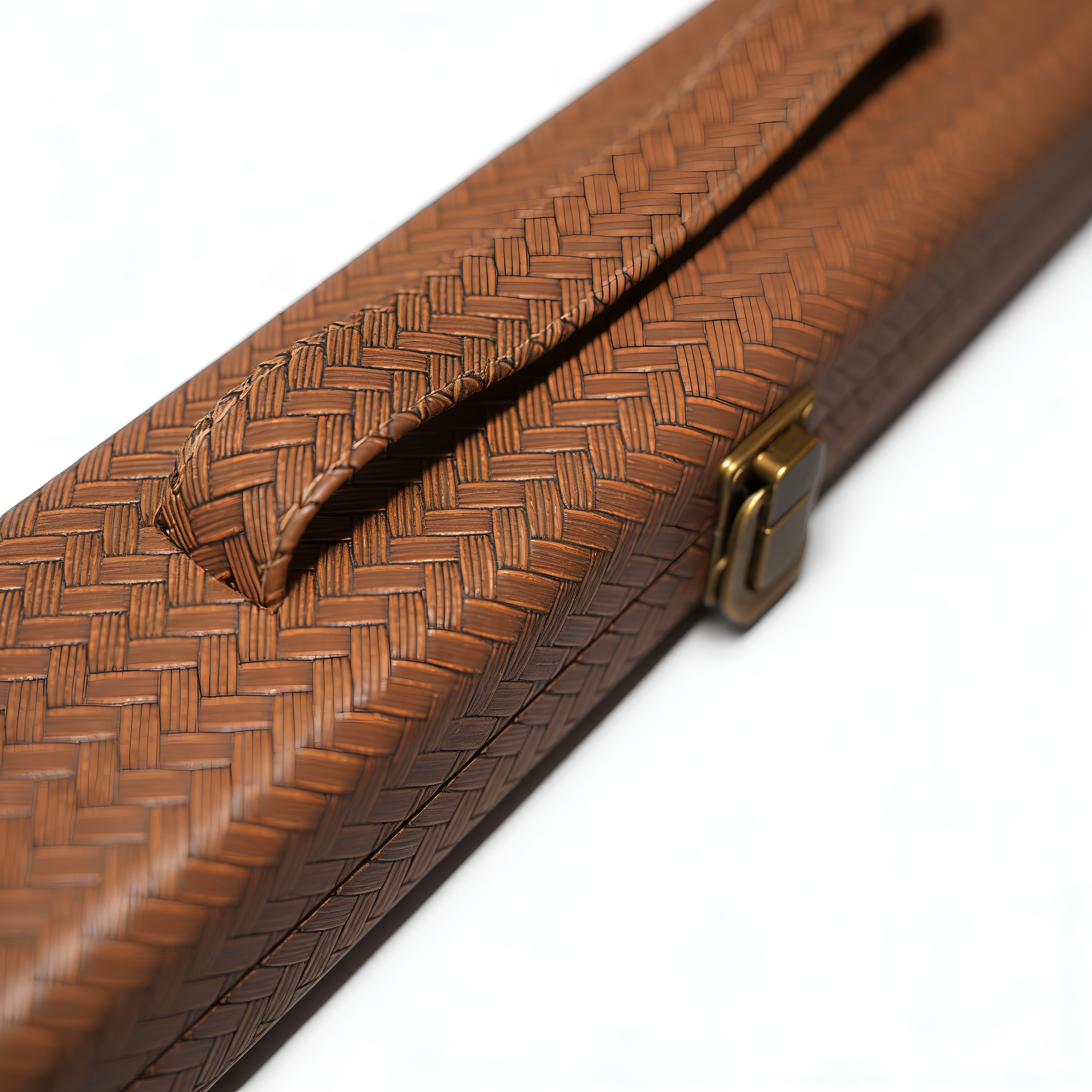 Textured Brown 3/4 Cue Case