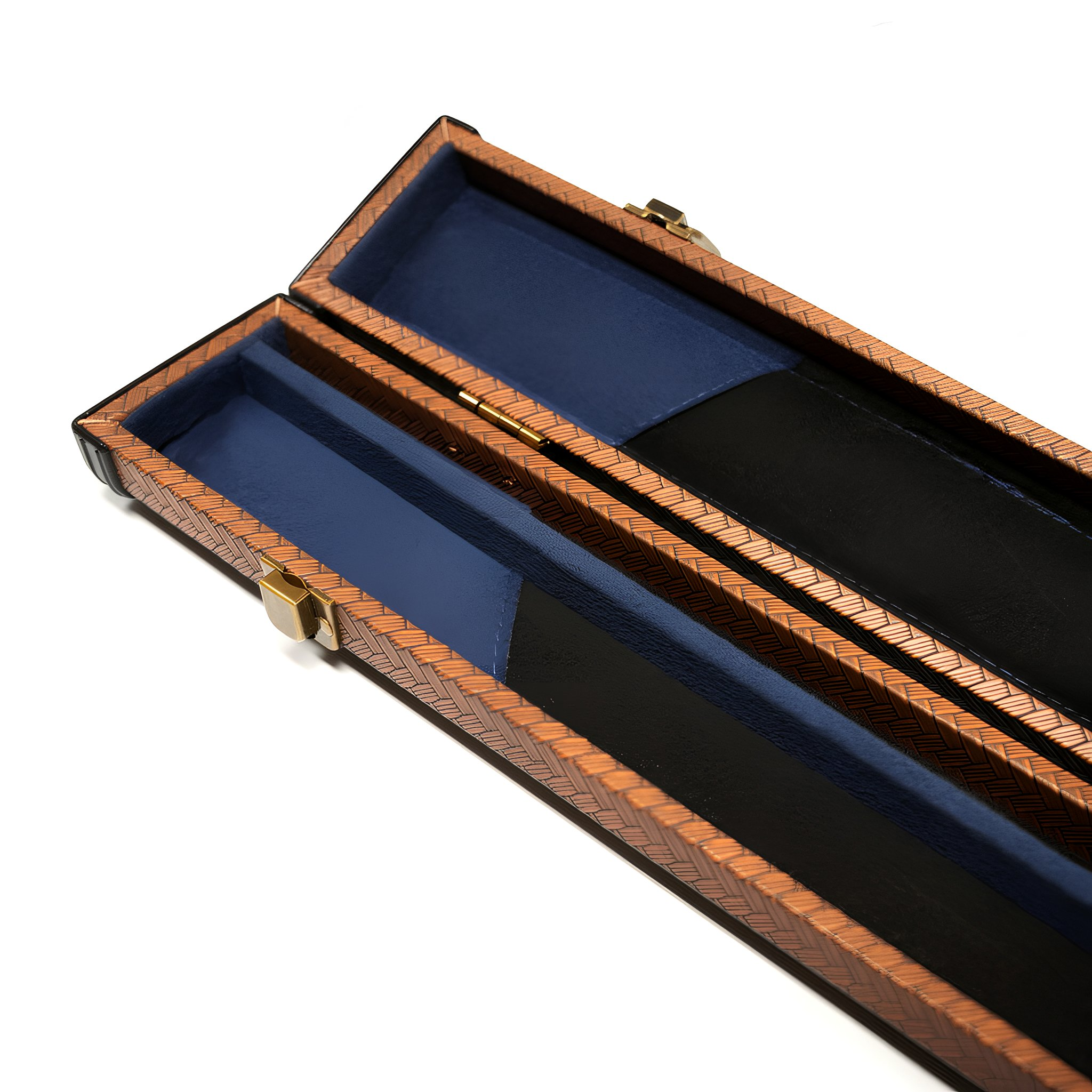 Textured Brown 3/4 Cue Case