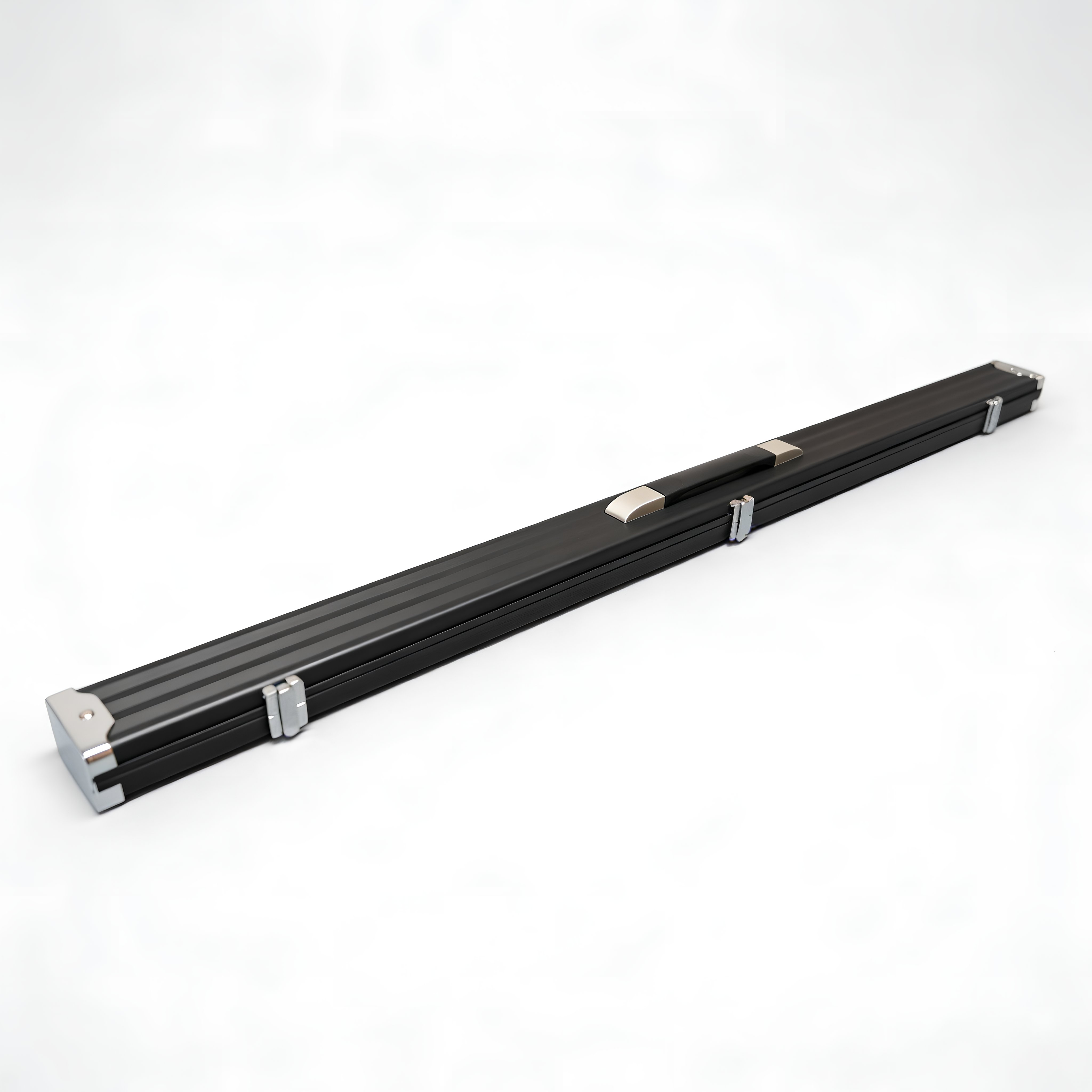 Aluminium 2 Slot 3/4 Cue Case – Black