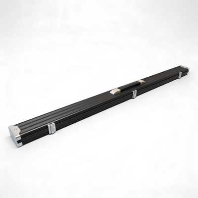 Aluminium 2 Slot 3/4 Cue Case – Black