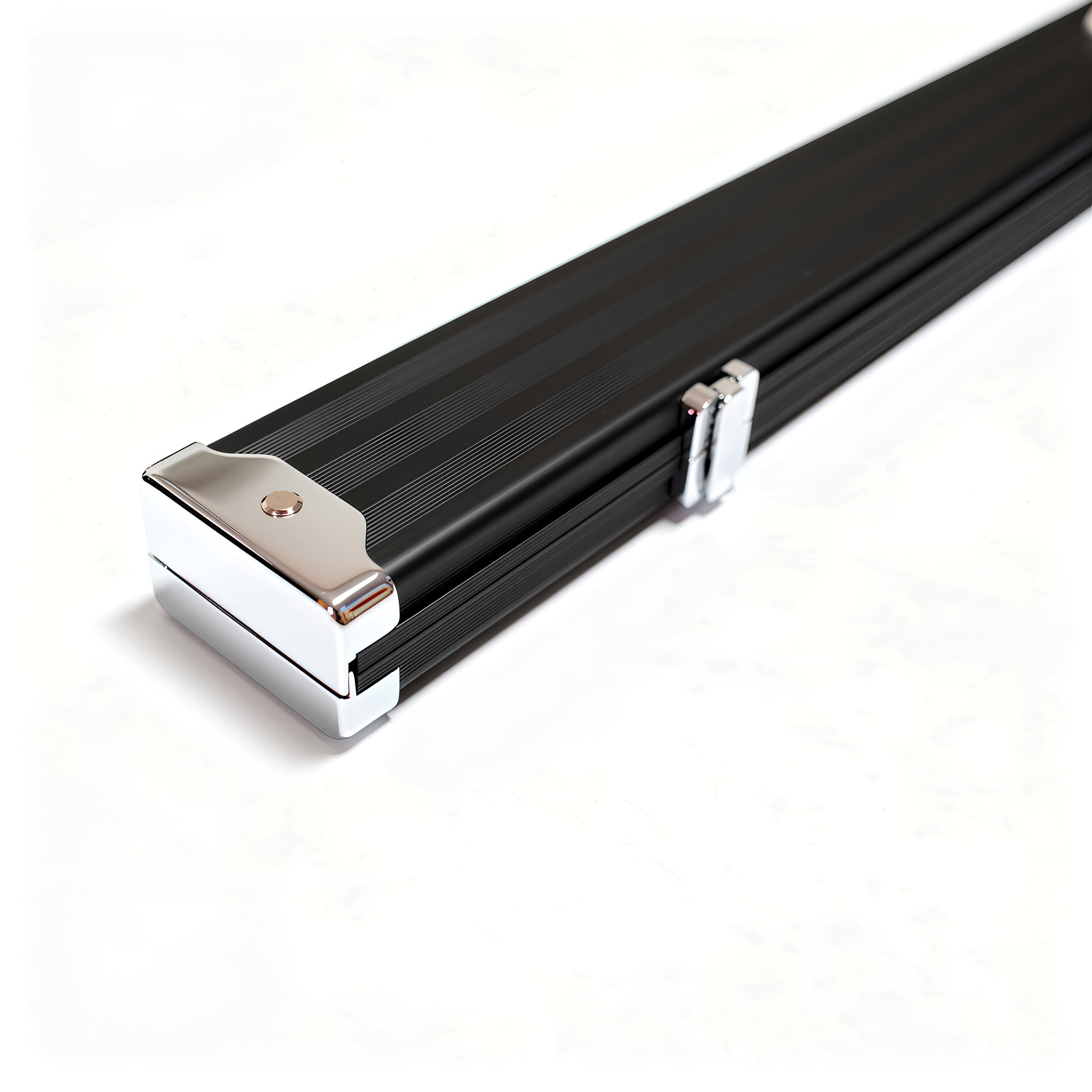 Aluminium 2 Slot 3/4 Cue Case – Black