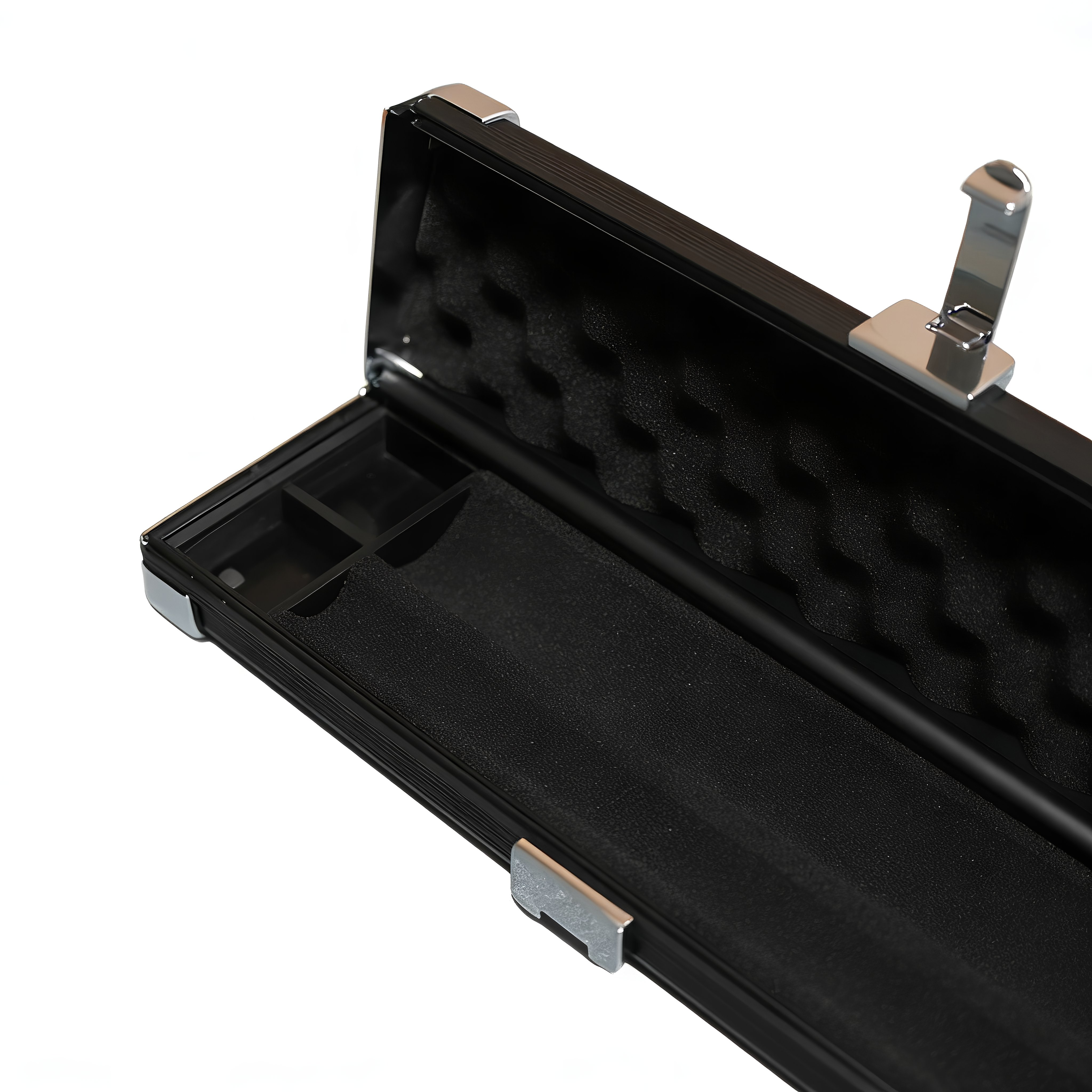 Aluminium 2 Slot 3/4 Cue Case – Black