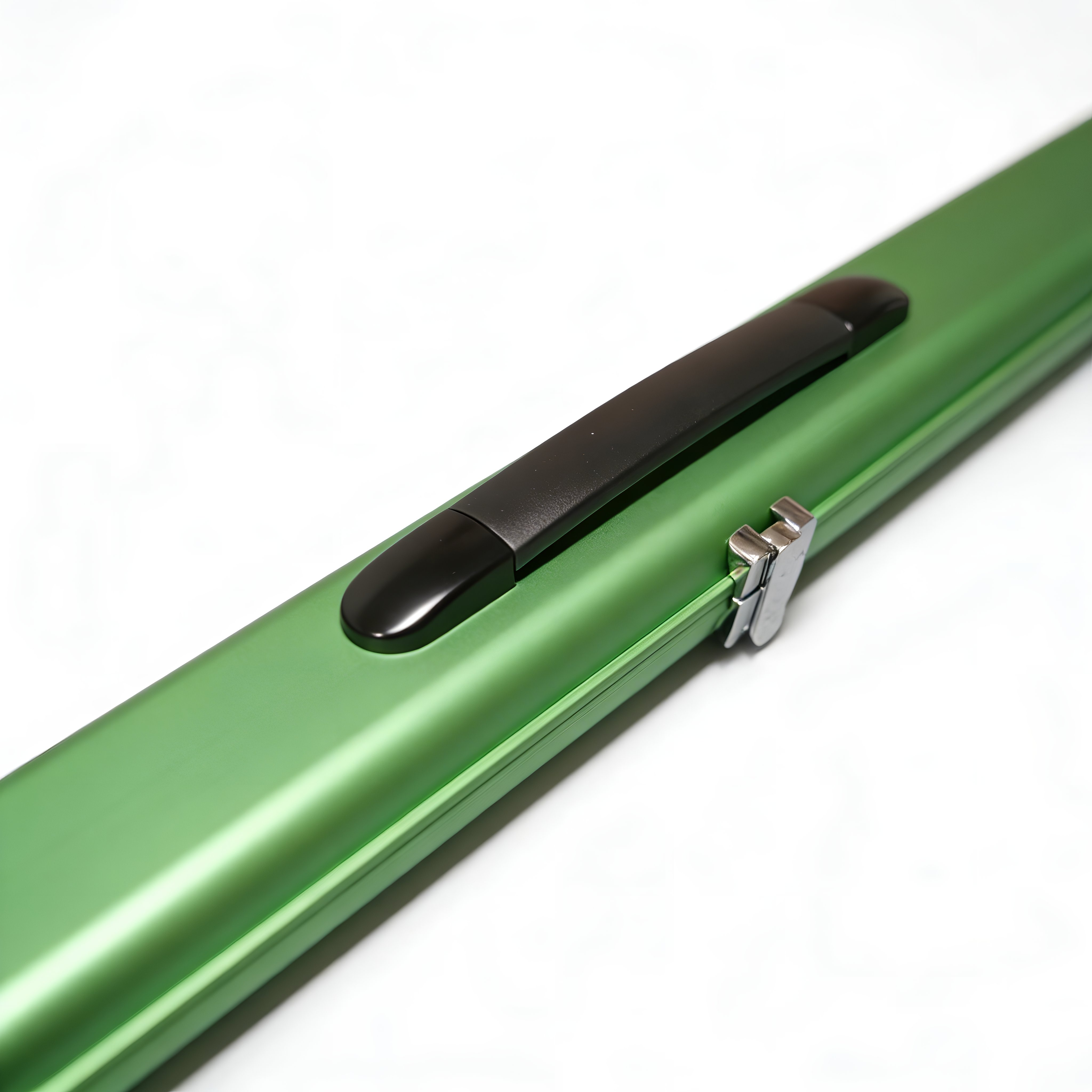 Aluminium 2 Slot 1 Piece Cue Case – Green