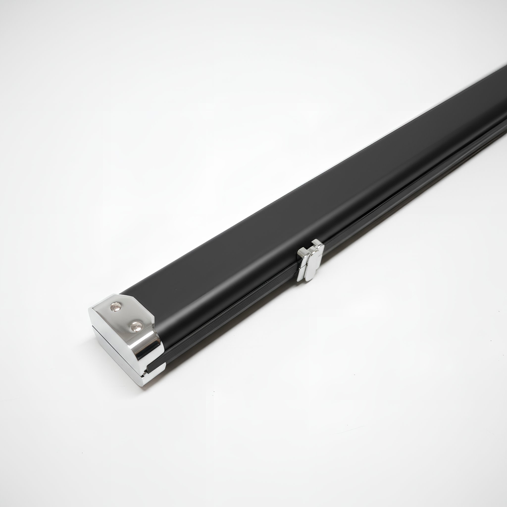 Aluminium 2 Slot 1 Piece Cue Case – Black