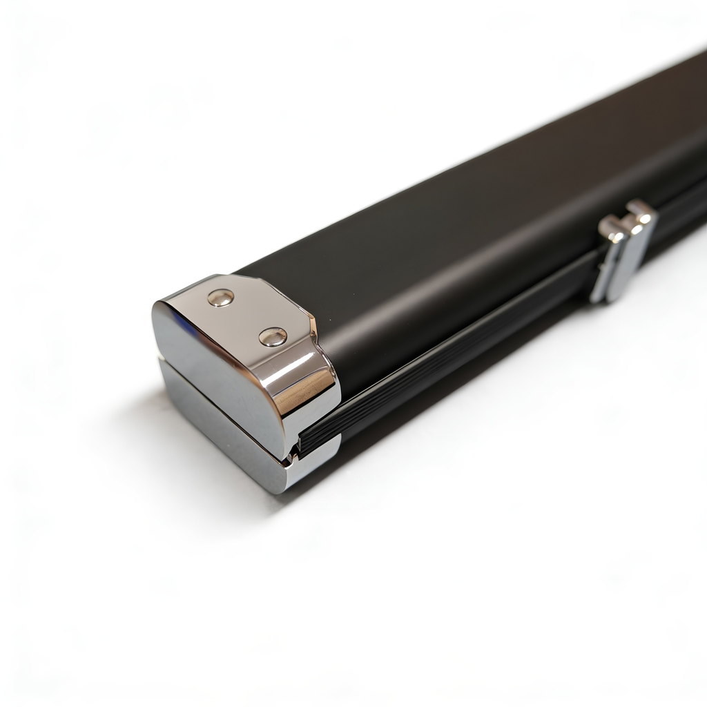Aluminium 2 Slot 1 Piece Cue Case – Black