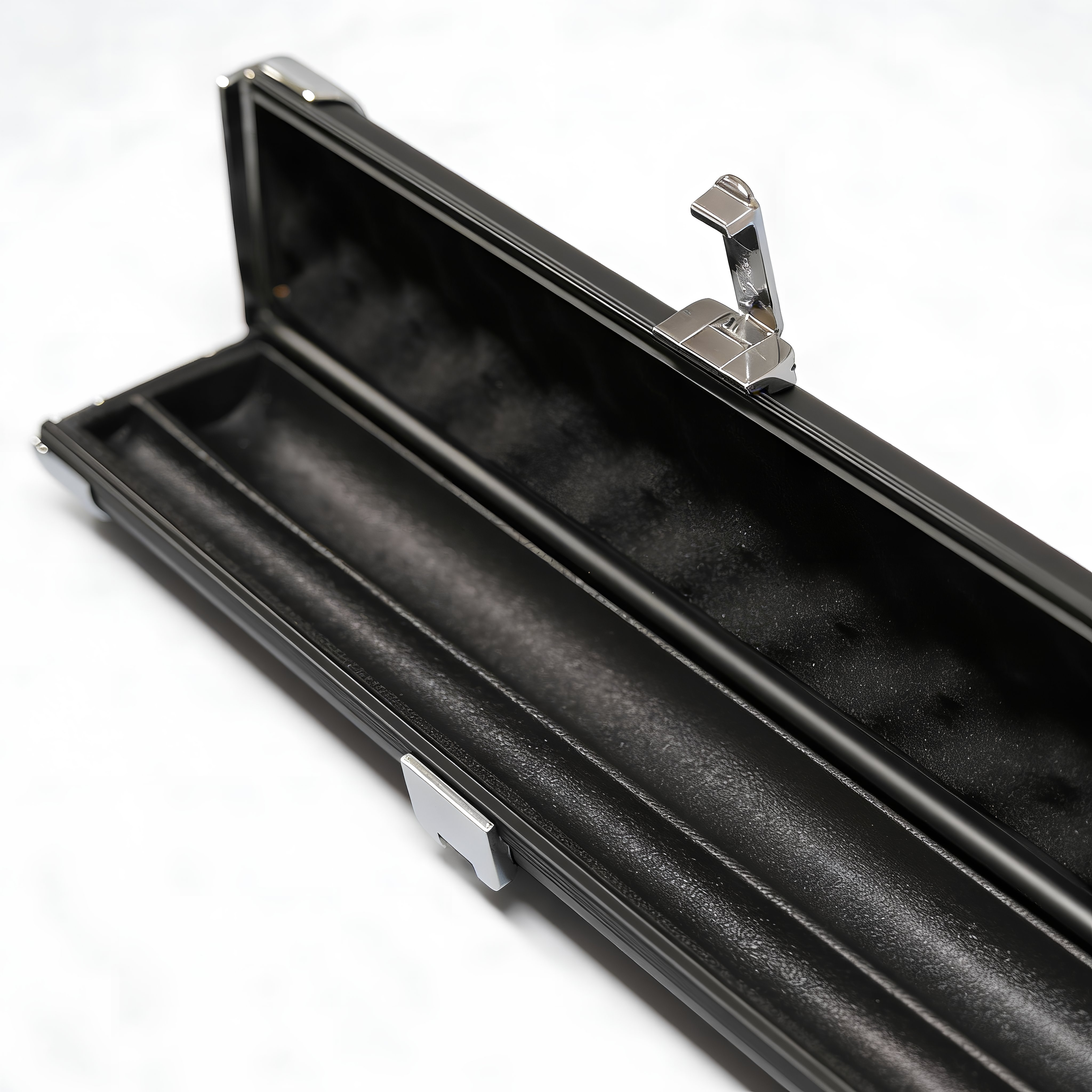 Aluminium 2 Slot 1 Piece Cue Case – Black