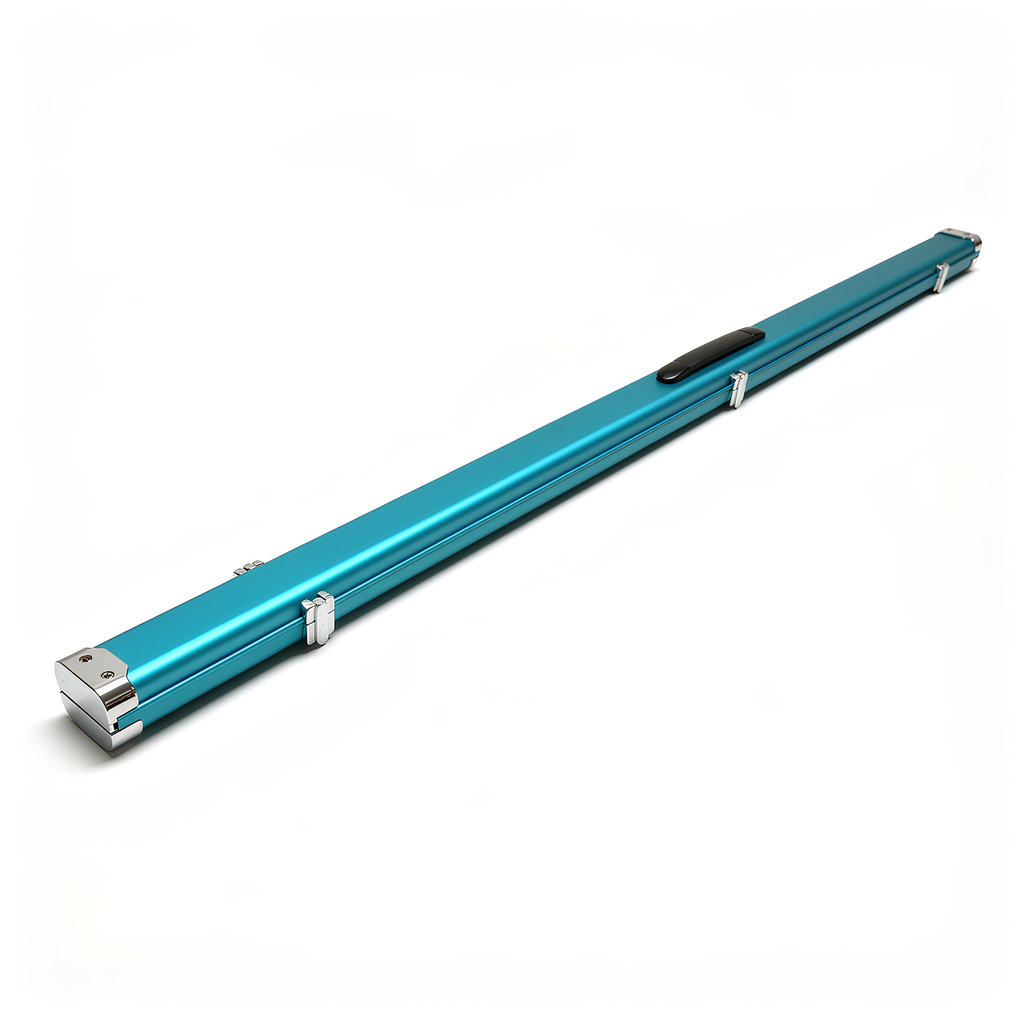 Aluminium 2 Slot 1 Piece Cue Case – Blue
