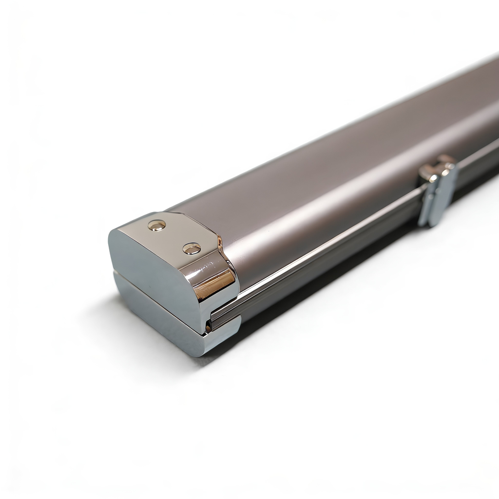 Aluminium 2 Slot 1 Piece Cue Case – Gunmetal