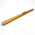 Aluminium 2 Slot 1 Piece Cue Case – Gold