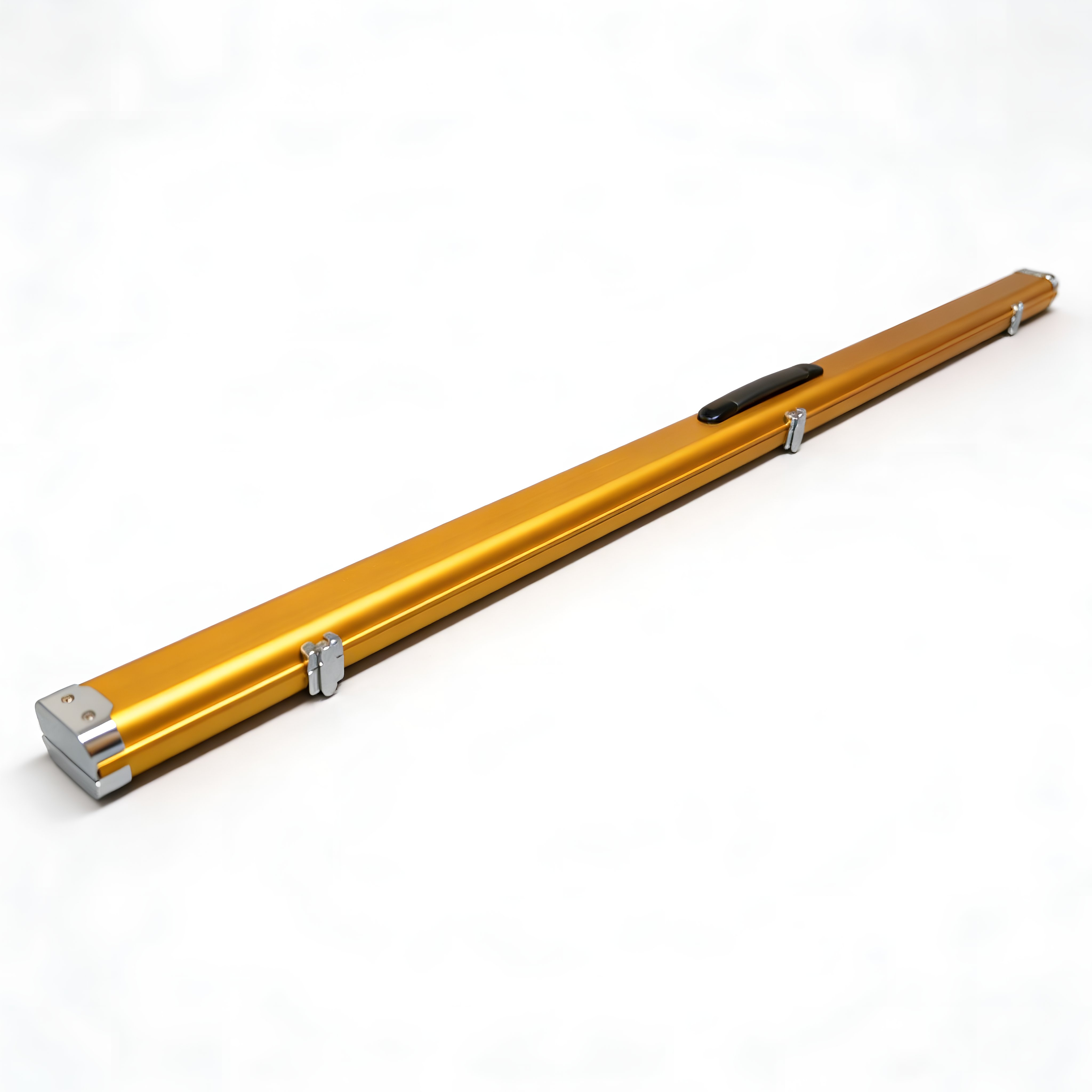 Aluminium 2 Slot 1 Piece Cue Case – Gold