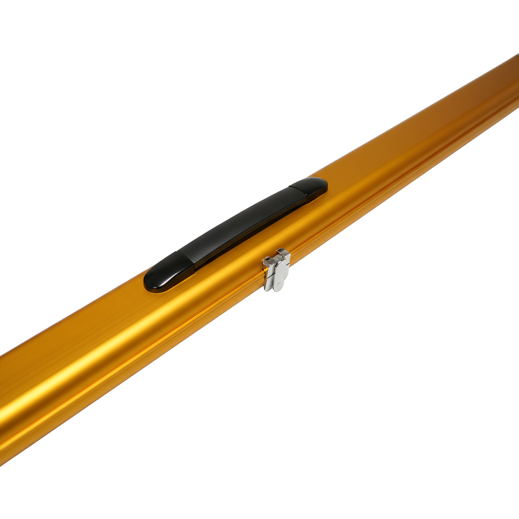 Aluminium 2 Slot 1 Piece Cue Case – Gold