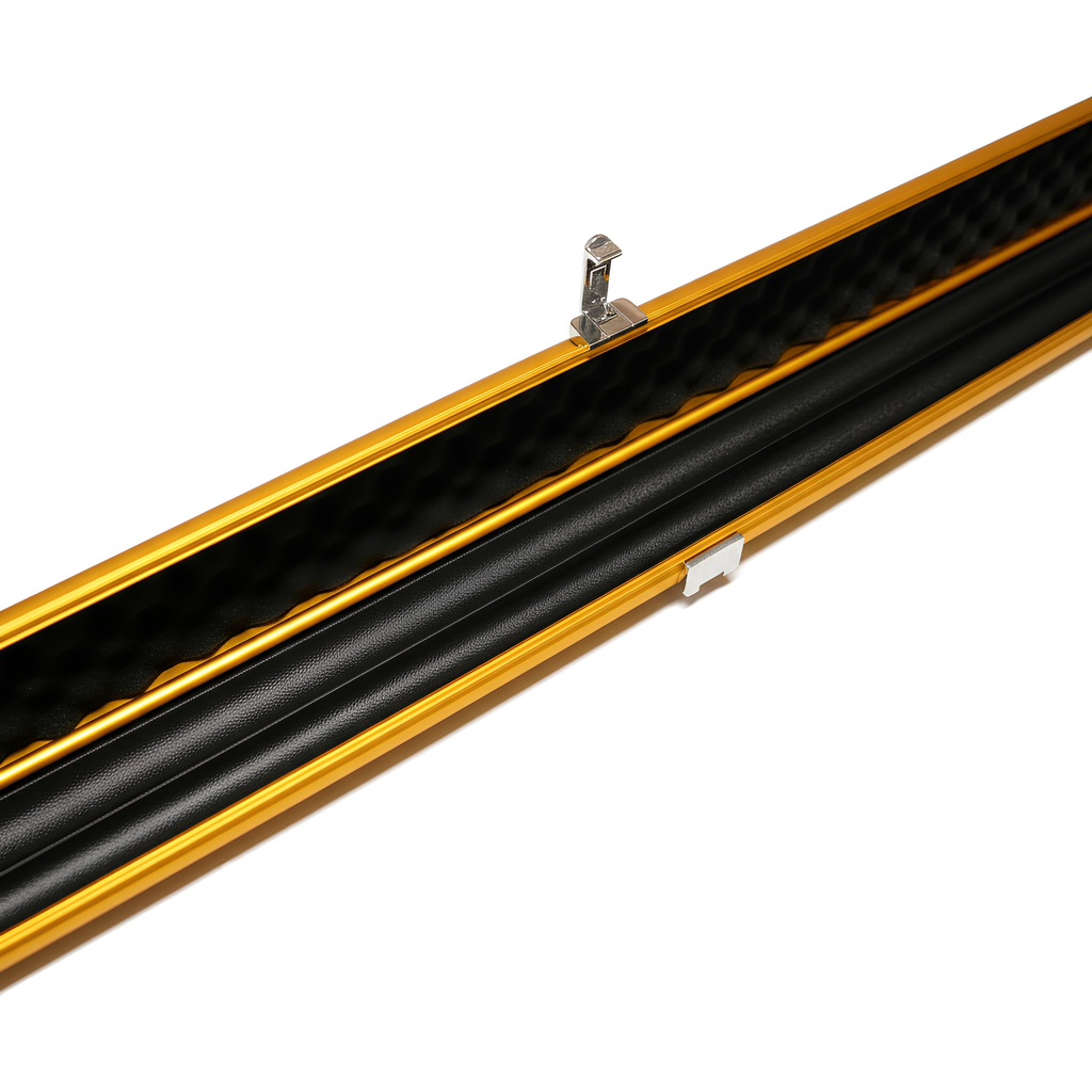 Aluminium 2 Slot 1 Piece Cue Case – Gold