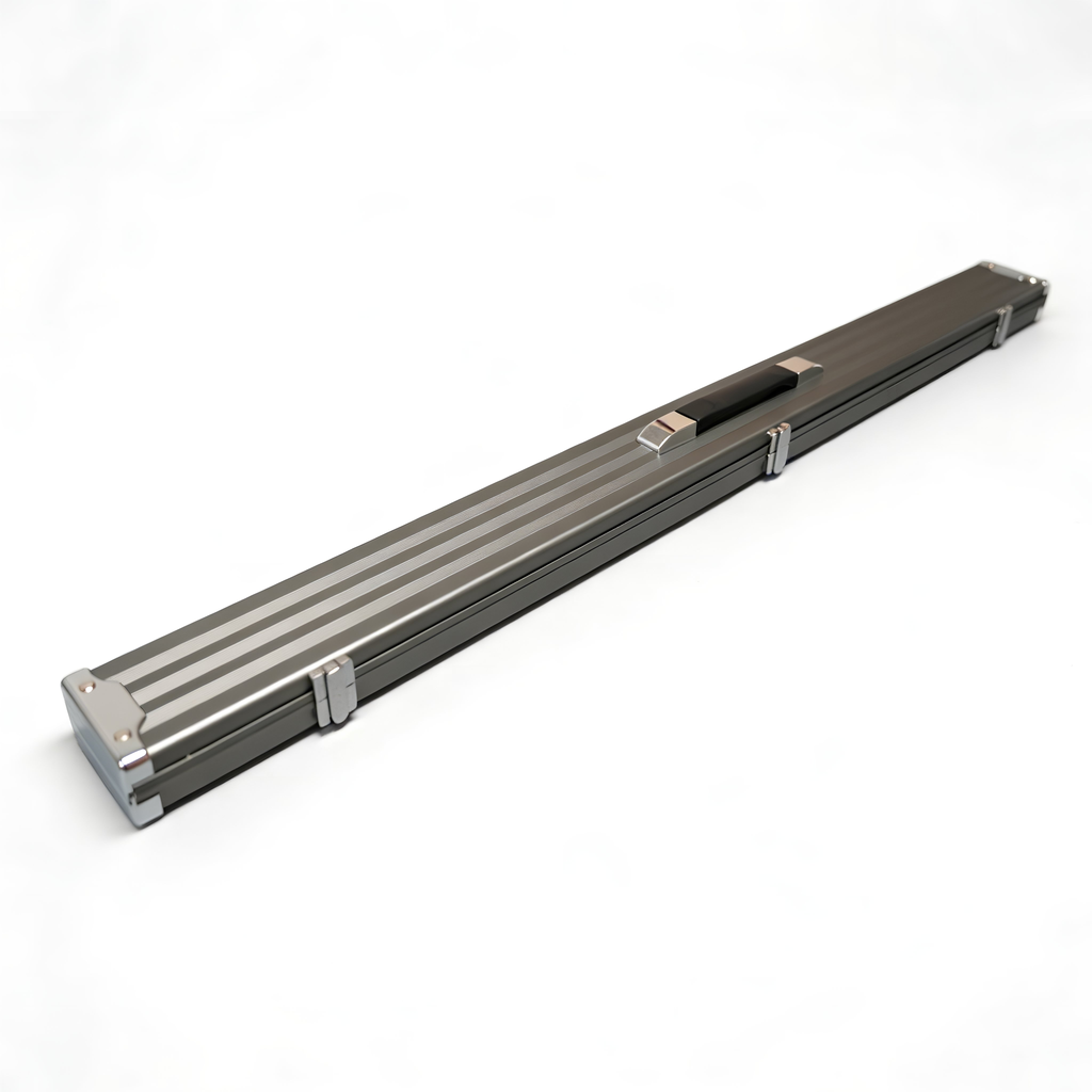 Aluminium 3 Slot 3/4 Cue Case – Gunmetal