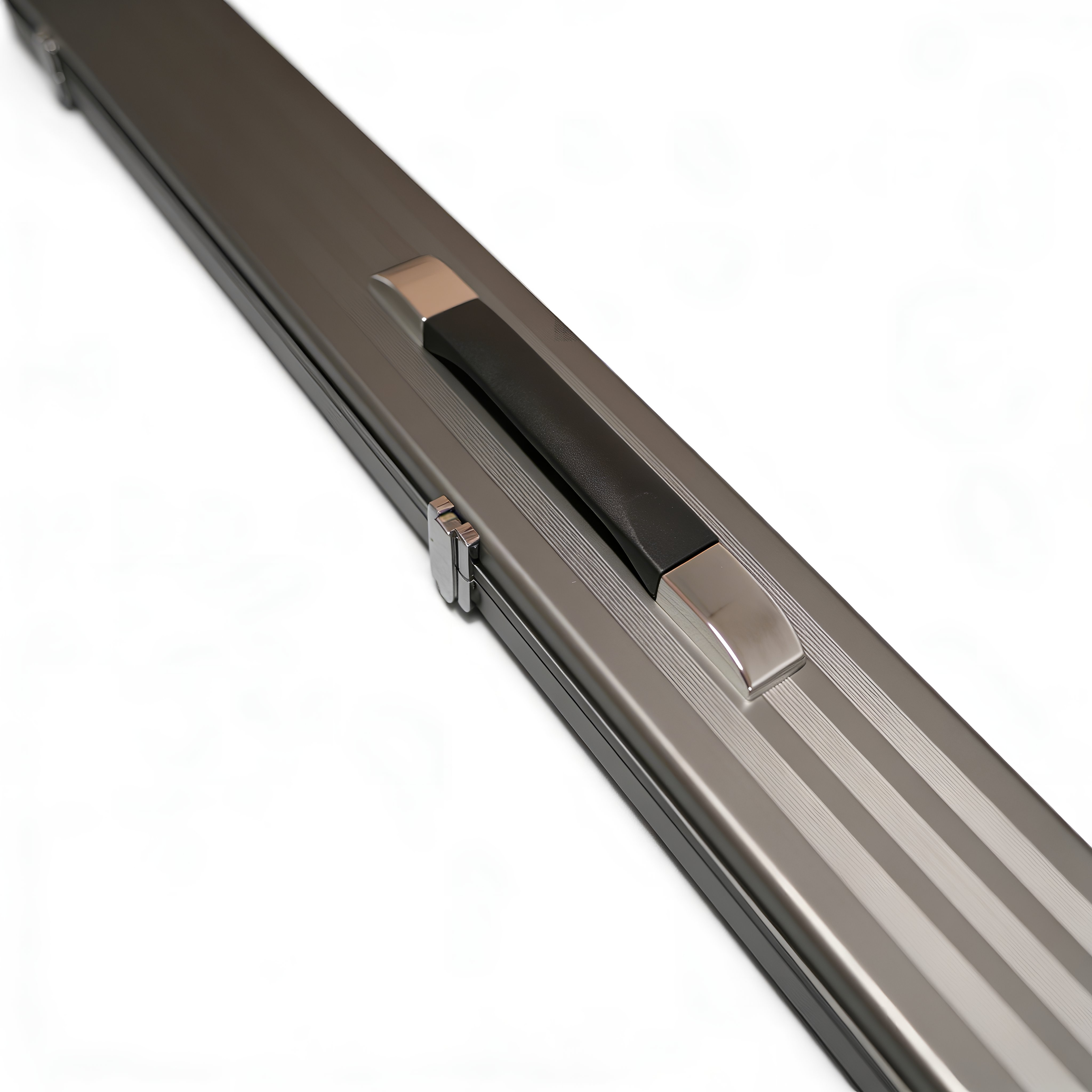 Aluminium 3 Slot 3/4 Cue Case – Gunmetal